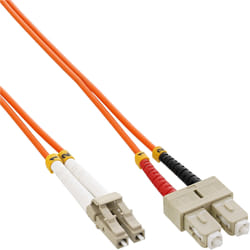 InLine 88644 câble InfiniBand et à fibres optiques 0,5 m LC SC Orange