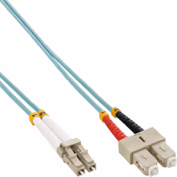 InLine 88644O, 0,5 m, OM3, LC, SC