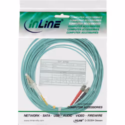 InLine 88507O câble InfiniBand et à fibres optiques 7,5 m 2x LC 2x ST Turquoise, Couleur aqua