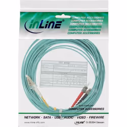 InLine 88515O câble de fibre optique 15 m LC ST OM3 Turquoise