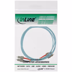 InLine 83575O câble InfiniBand et à fibres optiques 7,5 m 2x SC Turquoise, Couleur aqua