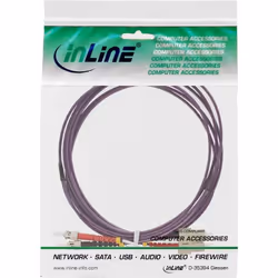 InLine 4043718249145 câble de fibre optique 5 m SC ST OM4 Violet
