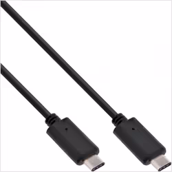 InLine USB 3.1 Typ C, 1m, 1 m, USB C, USB C, USB 3.2 Gen 2 (3.1 Gen 2), Mâle/Mâle, Noir