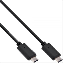 InLine USB 3.1 Typ C, 1m câble USB USB 3.2 Gen 2 (3.1 Gen 2) USB C Noir