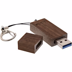 InLine 35065W, 128 Go, USB Type-A, 3.2 Gen 1 (3.1 Gen 1), 200 Mo/s, Pivotant, Noir, Argent