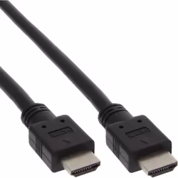 InLine 17611E, 1,5 m, HDMI Type A (Standard), HDMI Type A (Standard), 5 Gbit/s, Noir