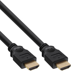 InLine 17655P câble HDMI 0,5 m HDMI Type A (Standard) Noir