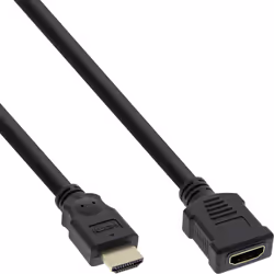 InLine 17632G, 2 m, HDMI Type A (Standard), HDMI Type A (Standard), Noir