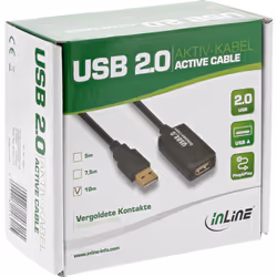InLine 34607I câble USB 7,5 m USB 2.0 USB A Noir