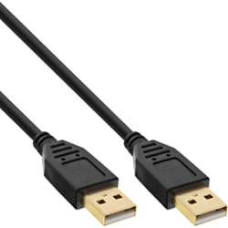 InLine 34318S câble USB 2 m USB 2.0 USB A Noir