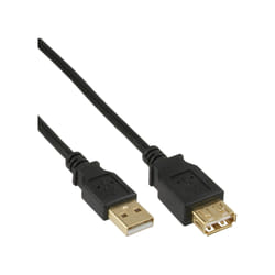 InLine 34611S câble USB 10 m USB 2.0 USB A Noir