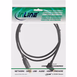 InLine 31715T câble USB 1,5 m USB 2.0 USB A Micro-USB B Noir