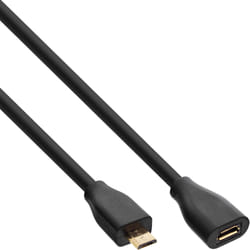 InLine 32715P câble USB 1,5 m USB 2.0 Micro-USB B Noir