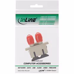 InLine 89991D adaptateur de fibres optiques SC/ST 1 pièce(s) Beige