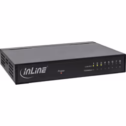 InLine 32308M, Gigabit Ethernet (10/100/1000), Full duplex, Montage mural