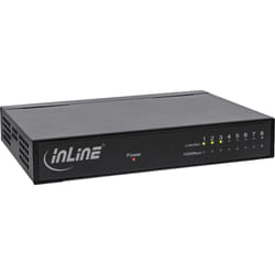InLine 32308M commutateur réseau Gigabit Ethernet (10/100/1000) Noir