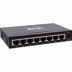 InLine 32308M commutateur réseau Gigabit Ethernet (10/100/1000) Noir