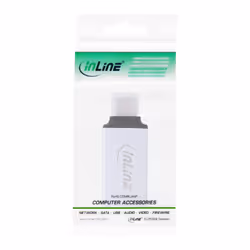 InLine 35801 changeur de genre de câble USB type C male USB-A Argent