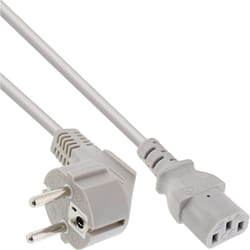 InLine 16655G câble électrique Gris 5 m Prise d'alimentation type E Coupleur C13