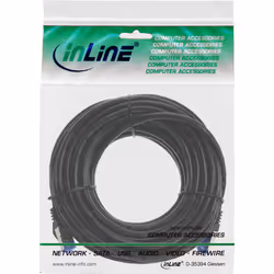 InLine 73800S câble de réseau Noir 10 m Cat6a S/FTP (S-STP)