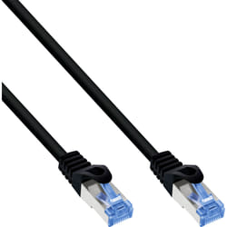 InLine 74855S câble de réseau Noir 0,5 m Cat6a S/FTP (S-STP)