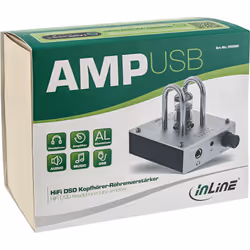 InLine 99206I amplificateur pour casque 32 bits/384 kHz Argent - Vue supplémentaire 5