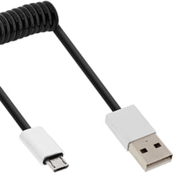 InLine 31730R câble USB 3 m USB 2.0 Micro-USB B USB A Noir