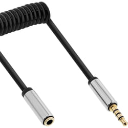 InLine 99284 câble audio 0,5 m 3,5mm Noir