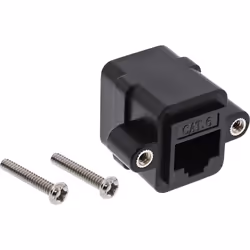InLine 69990Y, RJ-45, RJ-45, Noir