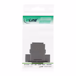 InLine 69990Y changeur de genre de câble RJ-45 Noir