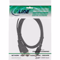 InLine 33107H câble USB 3 m USB 2.0 Mini-USB A 2 x USB Noir