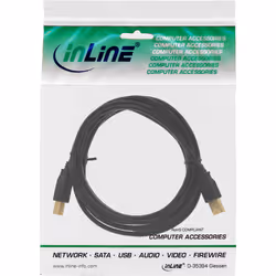 InLine 34557X câble USB 7 m USB 2.0 USB A USB B Noir