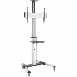 InLine 23170A, 50 kg, 94 cm (37"), 94 cm (37"), 600 x 400 mm, Réglage de la hauteur, Noir, Argent