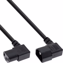 InLine 16606A, 0,5 m, Coupleur C13, Coupleur C14