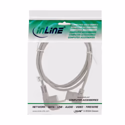 InLine 16647B câble électrique Gris 1 m Coupleur C13 CEE7/7