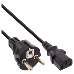 InLine 16651H, 0,5 m, Coupleur C13, CEE7/7