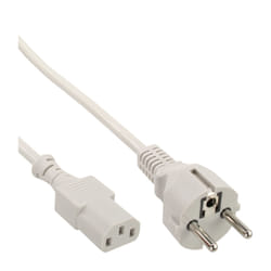 InLine 16652V câble électrique Gris 1,8 m CEE7/7 Coupleur C13
