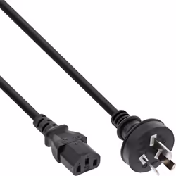 InLine 16650F, 0,5 m, Prise d'alimentation type I, Coupleur C13