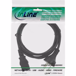InLine 16655F câble électrique Noir 5 m Prise d'alimentation type I Coupleur C13