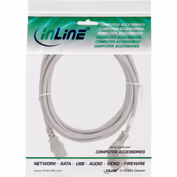 InLine 16653T câble électrique Gris 3 m CEE7/7 Coupleur C13