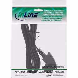 InLine 18525 câble de téléphone 25 m Noir