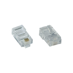 InLine 73098L connecteur de fils RJ45 Transparent