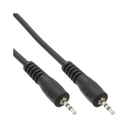 InLine 99936F câble audio 2 m 2,5 mm Noir