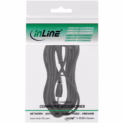 InLine 99936F câble audio 2 m 2,5 mm Noir