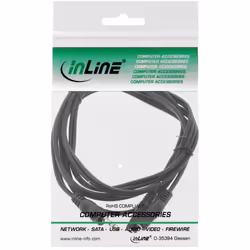 InLine 99300D câble audio 5 m 3,5mm 2 x 3.5mm Noir