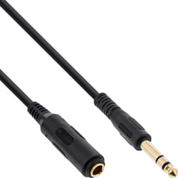 InLine 99973 câble audio 3 m 6,35 mm Noir