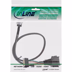 InLine 29620A câble de signal 0,5 m Noir