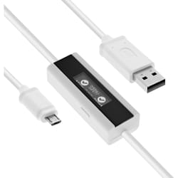 InLine 66761 câble USB 1 m USB A Micro-USB B Blanc