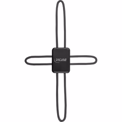 InLine 23301S, Mobile/smartphone, Support passif, Universel, Noir