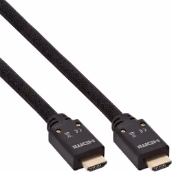 InLine 17510A, 10 m, HDMI Type A (Standard), HDMI Type A (Standard), Compatibilité 3D, 18 Gbit/s, Noir